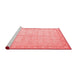 Modern Red Washable Rugs