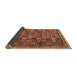 Sideview of Abstract Red Oriental Rug, abs4194