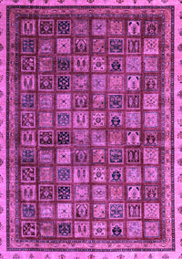 Oriental Purple Modern Rug, abs4194pur