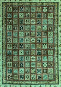 Oriental Turquoise Modern Rug, abs4194turq