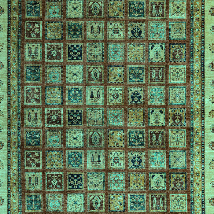 Oriental Turquoise Modern Rug, abs4194turq