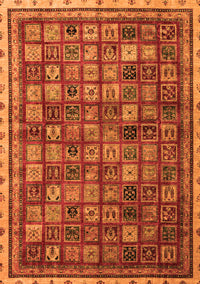 Oriental Orange Modern Rug, abs4194org