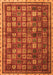 Oriental Orange Modern Rug, abs4194org