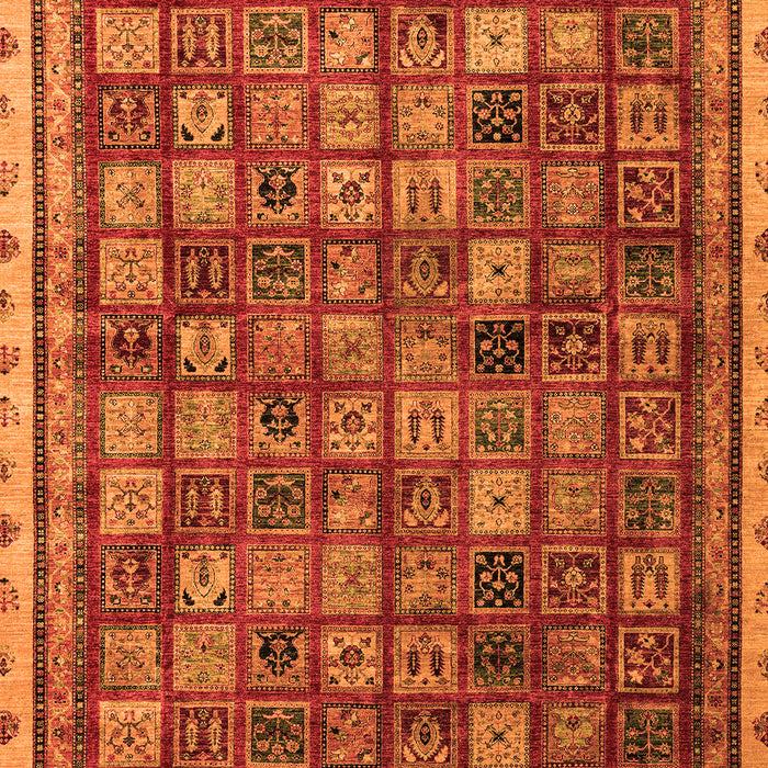 Oriental Orange Modern Rug, abs4194org