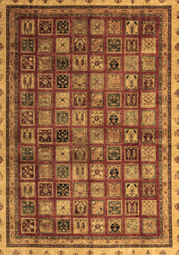 Oriental Brown Modern Rug, abs4194brn