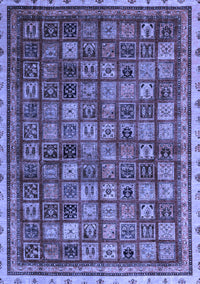 Oriental Blue Modern Rug, abs4194blu