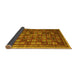 Sideview of Oriental Yellow Modern Rug, abs4194yw