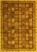 Oriental Yellow Modern Rug, abs4194yw