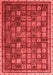 Oriental Red Modern Area Rugs