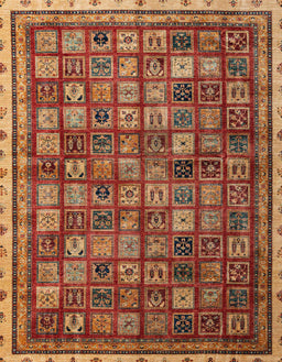 Abstract Red Oriental Rug, abs4194