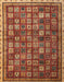 Abstract Red Oriental Rug, abs4194