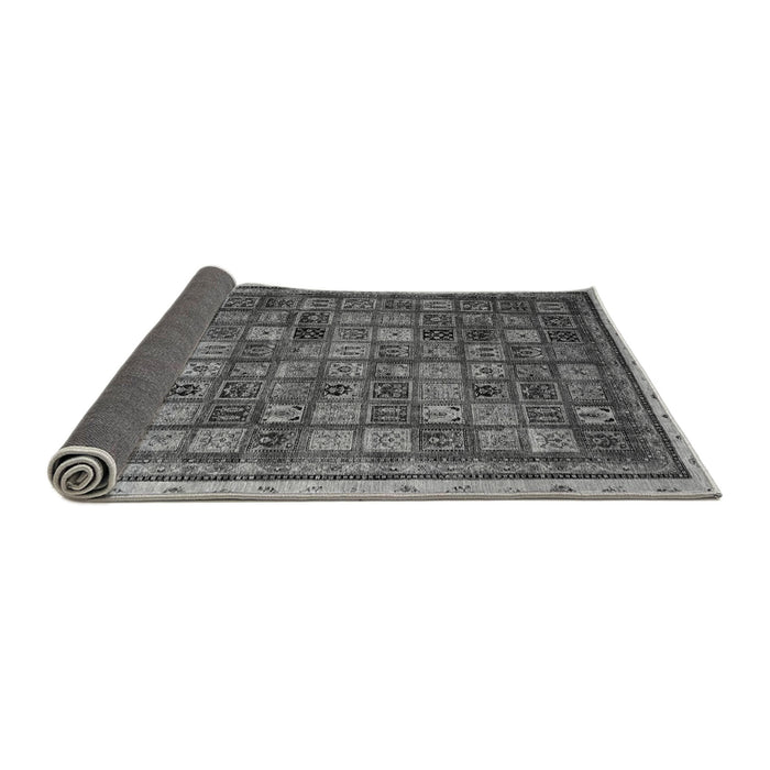 Sideview of Oriental Gray Modern Rug, abs4194gry