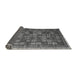 Sideview of Oriental Gray Modern Rug, abs4194gry