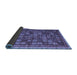 Sideview of Oriental Blue Modern Rug, abs4194blu