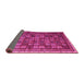 Sideview of Oriental Pink Modern Rug, abs4194pnk