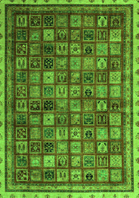 Oriental Green Modern Rug, abs4194grn