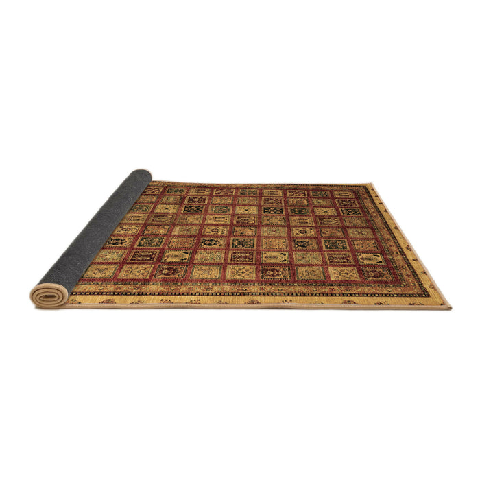 Sideview of Oriental Brown Modern Rug, abs4194brn