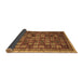 Sideview of Oriental Brown Modern Rug, abs4194brn