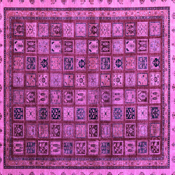 Square Oriental Purple Modern Rug, abs4194pur