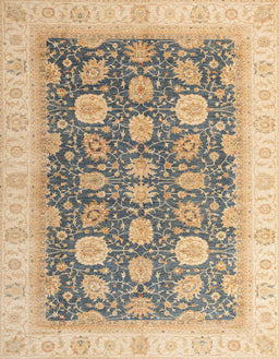 Abstract Dark Almond Brown Oriental Rug, abs4195
