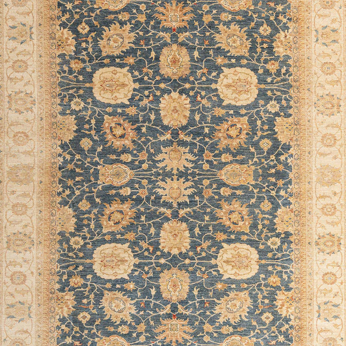 Abstract Dark Almond Brown Oriental Rug, abs4195