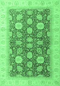 Oriental Emerald Green Modern Rug, abs4195emgrn