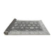 Sideview of Oriental Gray Modern Rug, abs4195gry