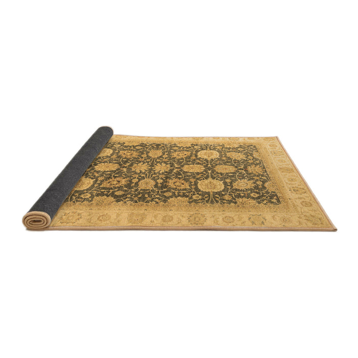 Sideview of Oriental Brown Modern Rug, abs4195brn