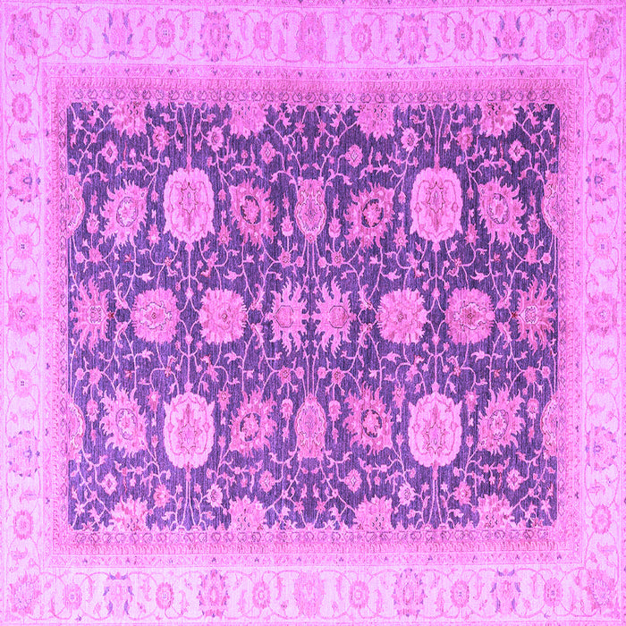 Square Oriental Purple Modern Rug, abs4195pur