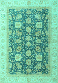 Oriental Turquoise Modern Rug, abs4195turq