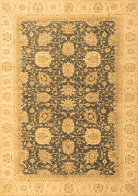 Oriental Brown Modern Rug, abs4195brn