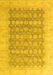 Oriental Yellow Modern Rug, abs4196yw