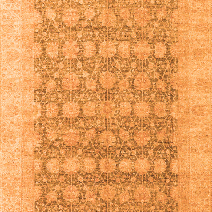 Machine Washable Oriental Orange Modern Area Rugs, wshabs4196org