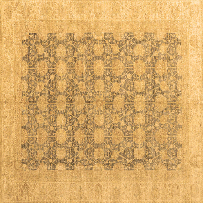 Square Oriental Brown Modern Rug, abs4196brn