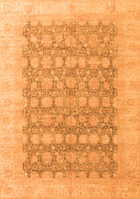 Oriental Orange Modern Rug, abs4196org