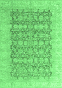 Oriental Emerald Green Modern Rug, abs4196emgrn