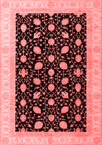 Oriental Red Modern Rug, abs4197red