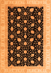 Oriental Orange Modern Rug, abs4197org