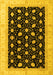 Oriental Yellow Modern Rug, abs4197yw