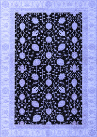 Oriental Blue Modern Rug, abs4197blu