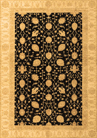 Oriental Brown Modern Rug, abs4197brn