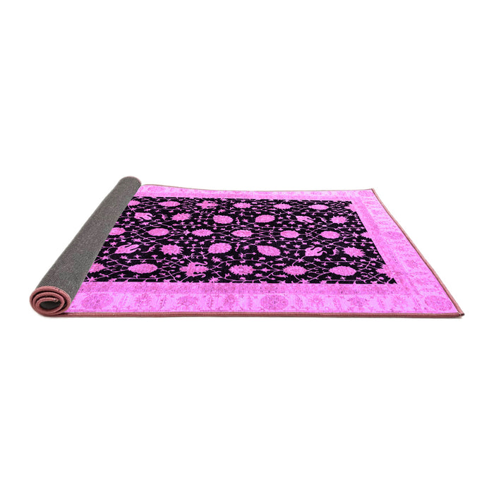 Sideview of Oriental Purple Modern Rug, abs4197pur