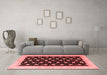 Modern Red Washable Rugs