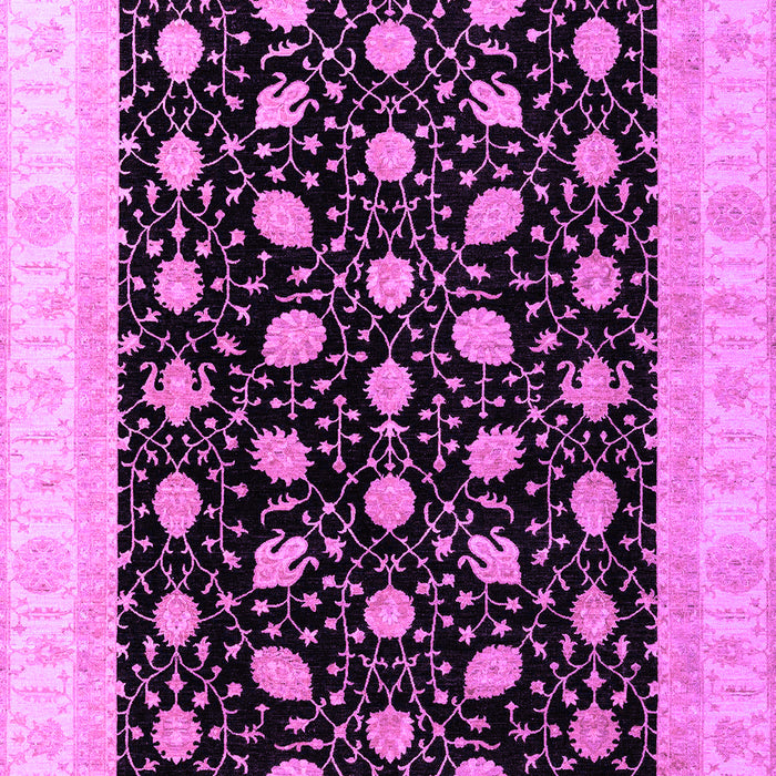 Machine Washable Oriental Purple Modern Area Rugs, wshabs4197pur