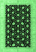 Oriental Emerald Green Modern Rug, abs4197emgrn