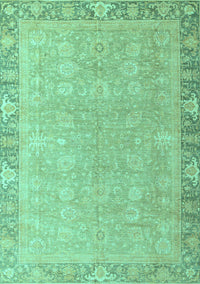 Oriental Turquoise Modern Rug, abs4198turq