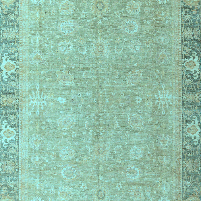 Oriental Light Blue Modern Rug, abs4198lblu