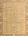 Abstract Orange Gold Oriental Rug, abs4198