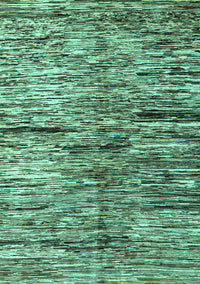 Oriental Turquoise Modern Rug, abs4199turq