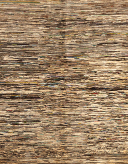 Abstract Dark Sienna Brown Oriental Rug, abs4199